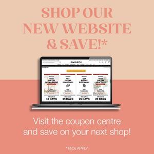 ⚠️🤑 COUPON CENTRE! | Log in and score coupons tailored to you!

Save every time you shop online* with our NEW Coupon Centre! Never miss out on a coupon code again with this easy-to-use resource.

Discover the savings via the link in our bio.

*T&Cs APPLY
.
.
.
#koch #kochandco #coupon #couponcommunity #couponing #couponcentre #couponcode #floristsaustralia #floristrysydney #discount #discountcode
