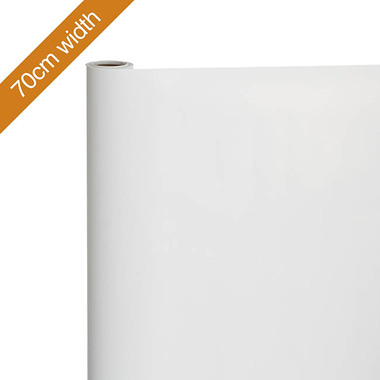 Wrapping | Paper 001 - Wrapping Paper Rolls - Wrapping Paper Counter Handi Roll Gloss White (70cmx25m)