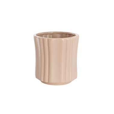 Ceramics Pots - Pots for Plant - Ceramic Florence Vase Matte Pink (15Dx15cmH)
