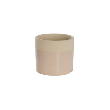 Ceramic Pots - Bondi Ceramics - Trend Ceramic Pots - Ceramic Pencil Pot Matte Nude (13Dx12cmH)