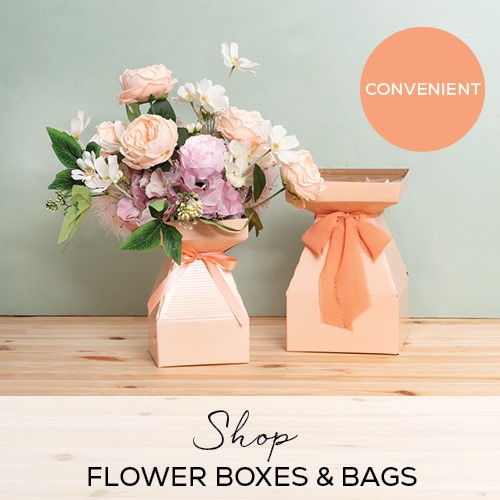 flower boxes and bags