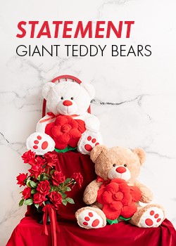 vday 2025 giant teddies