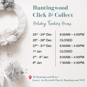 🚗 Want to use our Click & Collect services over the holiday period?

See our Huntingwood Click & Collect Holiday Hours of Operation.

For more info, visit our website via the link in our bio.
.
.
.
#koch #kochandco #christmasiscoming #xmas #christmas2024 #holidaytradinghours #christmastradinghours #tradinghours