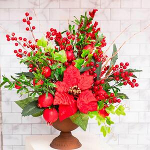 Brighten your holiday decor with our elegant Poinsettia Stem in Red. Perfect for adding a touch of festive cheer to wreaths, centrepieces, or floral displays, this stem brings a classic and sophisticated holiday charm to your seasonal decor. 

This stem has a flower diameter of 22cm and an overall height of 65cm. It is sold individually.

SKU: 33002106RE
.
.
.
.
.
. 
#kochandco #kochinspo #christmasdecor #xmasdecorations #christmaspoinsettia #christmasfloraldecor #redpoinsettia
#xmasdecorations