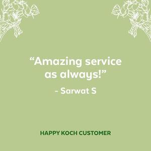 If there is anything we can do to help, please reach out to us on the phone at 1300 555 624 or via email at info@koch.com.au.
.
.
.
#kochandco #review #reviews #customerreview #customerreviews #happycustomer #happycustomerhappyus #customerservice #sharethelove