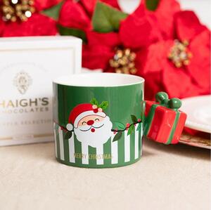 Happy Saturday everyone 😍

Celebrate the season with our Christmas Santa Mug with Gift Handle in Green, designed to bring a touch of whimsy to your holiday celebrations. This charming mug features a Santa print, along with a decorative pattern of stripes, holly, and baubles. 

Perfect for sipping your favourite seasonal beverages or as a festive gift, this mug combines holiday cheer with practical elegance.

This mug stands 8cm tall, with a diameter of 9cm and a total length of 12.5cm, including the unique gift-shaped handle. 

This item is sold individually.

SKU: 33002502GR

.
.
#kochandco #kochinspo #christmasmug #christmasgiftideas #kitchenchristmasdecor #xmasmug