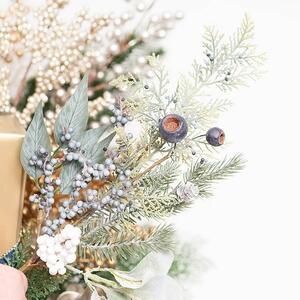 Enhance your holiday arrangements with our Artificial Pine Leaf Spray, featuring a delightful mix of blueberries, gumnuts, and white berries. 

This spray combines the lush texture of pine leaves with the charming accents of fruit and berries, creating a natural and festive touch. Ideal for adding a rustic yet elegant element to wreaths, garlands, and centrepieces, it brings a touch of seasonal beauty to any decor.

Standing 60cm tall, this pick is sold individually.

ITEM: 33001091BL 
.
.
#kochandco # kochinspo #gumnutspray #christmasdecor #christmastreedecor #xmasdecor #sprays