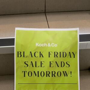 🖤⏳ Our Black Friday Sale Ends TOMORROW! ⏳💚
 
Don’t miss your last chance to save up to 65% OFF on your favourite products! Stock up on must-haves, from floral supplies to home decor, gifts, and more.
 
🔥 Shop now before it’s too late—these deals won’t be back!
.
.
.
#KochAndCo #BlackFriday #BlackFridayDeals #ShopNow #BigSavings #ShopSmart #LimitedTimeOffer #BlackFridaySale #SaveBig #DealsYouLove #holidaysavings