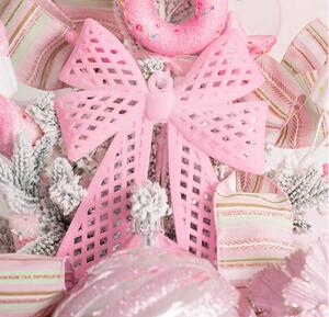 Add a touch of whimsical elegance to your holiday decor with our Hanging Flocked Bow in Pink. 

This oversized bow features a luxurious flocked texture. Perfect for enhancing your Christmas tree or festive displays, this plastic base, one-sided bow offers a charming and stylish accent that brings a delightful pop of colour and novelty to your seasonal decor. 

Measuring 16.5cm long and 24cm high, this product is sold individually.

Also available in Red & White.

SKU: 33001048PK

.
.
#kochandco #kochinspo #pinkchristmasbow #pinkchristmasdecorations #pinkchristmastreedecor #pinkchristmastree