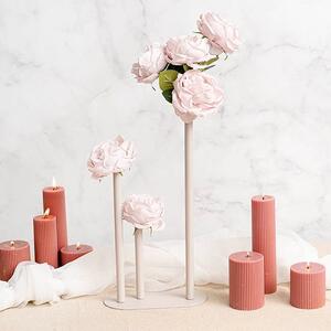 NEW NEW NEW is Our Three Metal Tube Vase in trLight Grey colour.

It offers a convenient means for minimalistic flower arranging and the vase can hold up to three flower stems.

The base measures 21cm long and 10cm wide. 

The tallest tube measures 40cm tall, the second tallest measures 28cm and the middle one measures 16cm tall.

ITEM: 1511643RO
.
.
#kochandco #kochinspo #homedecore #vase