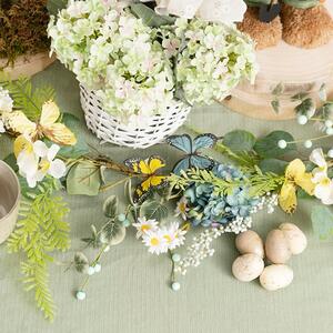 This Butterfly Hydrangea Fern Garland in Blue and Yellow is adorned with a mix of leaves, hydrangeas, and butterflies. Use this garland to add a touch of elegance and whimsy to any space 🦋 

Perfect for draping over mantels, tables, or doorways, it brings a fresh, decorative charm to your seasonal or everyday décor. 

This garland measures 153cm long and is sold individually.

SKU: 6931262BL
.
.
.
.
.
.
#kochandco #kochinspo #eastergarland #eastertablescape #easterdecorations