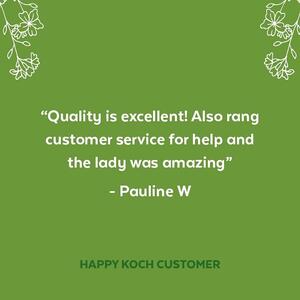 If there is anything we can do to help, please reach out to us on the phone at 1300 555 624 or via email at info@koch.com.au.
.
.
.
#kochandco #review #reviews #customerreview #customerreviews #happycustomer #happycustomerhappyus #customerservice #sharethelove