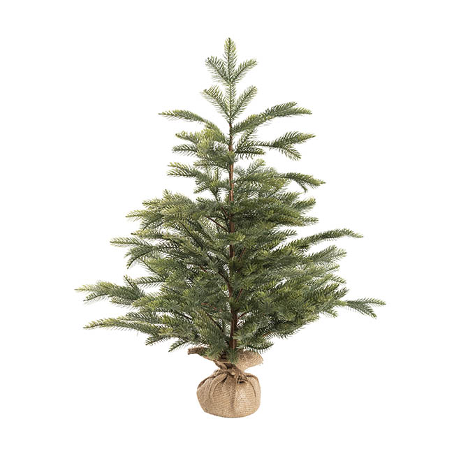 Real Touch Traditional Pine Christmas Tree Green (90cmH)