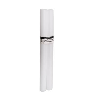 Dry Floral Foam - FlexiFoam Arrangement Tube Pack 2 (8Dx100cm) White