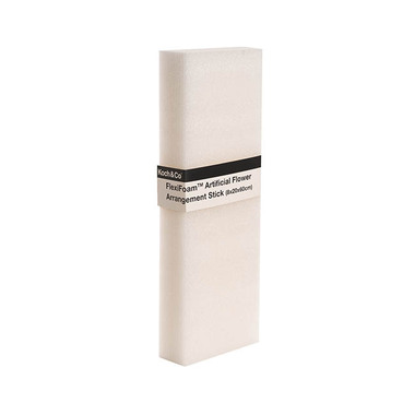 Dry Floral Foam - FlexiFoam Arrangement Stick (8x20x60cm) White