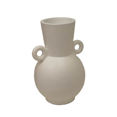Gift U&P - Fibreglass Urns - Mediterranean Fibreglass Urn Matte Taupe (47x43x69cmH)