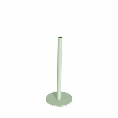 C Tinware - Metal Vase - Single Metal Tube Vase Sage Green (8cmDx18cmH)