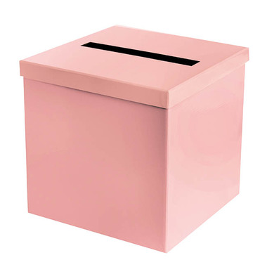 Gift Wedding - Wedding Wishing Wells - Wishing Well Card Box Flat Pack Baby Pink (305x305x300mmH)