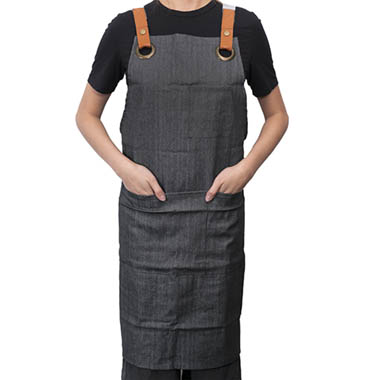 FAA - Florist Apron - Koch Stylish Denim Apron With Pockets Charcoal (81x87cm)