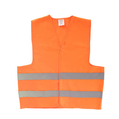 Florist Warehouse Supplies - Workwear Fluro Safety Vest Orange (66x70cmH) XL