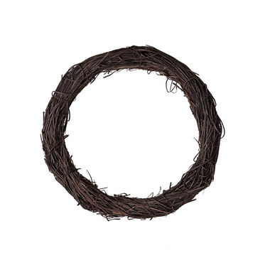 Gift Naturals - Natural Wreaths - Rattan Base Wreath Brown (40cmD)