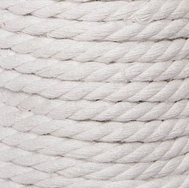 Pre-Cut Cotton String White Bundle 100 (3mm x 70cm Long)