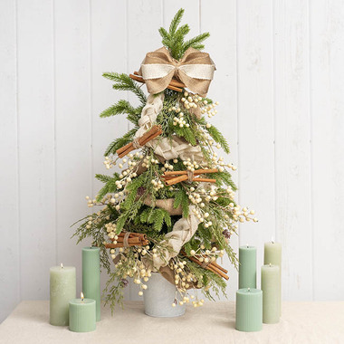 Gift Seasonal - Tabletop Christmas Trees - Real Touch Traditional Pine Tree Green (86cmH)