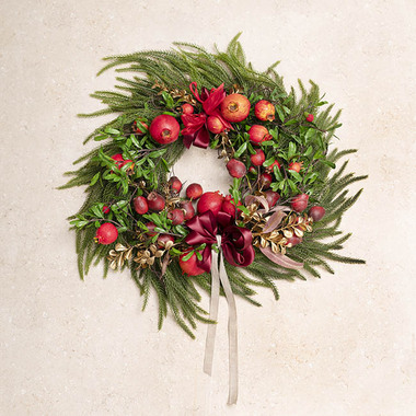 Gift Seasonal - Christmas Wreath - Weeping Spruce Pine Wreath Green (50cmD)