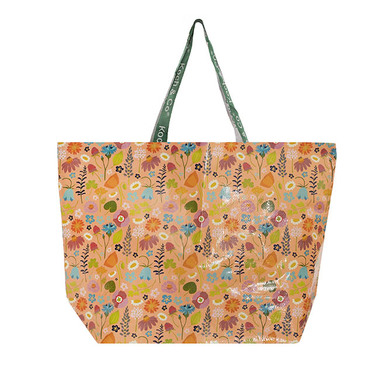 Pack Bag - Reusable Shopping Bags - Koch Reusable PP Woven Bag 36L Flowers (62Wx18Gx43cmH)