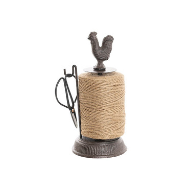 Gift - Premium Gifts & Premium and Corporate - Jute String Ornamental Holder Rooster & Scissors (12x26cmH)