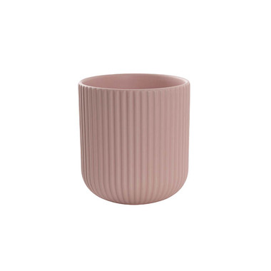 Ceramic Pots - Bondi Ceramics - Trend Ceramic Pots - Ceramic Cyprus Vase Matte Blush Pink (14DX15cmH)