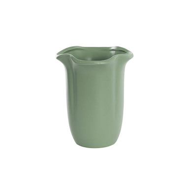 Ceramics Pots - Pots for Plant - Ceramic Bouquet Vase Matte Green (15.5Dx18cmH)