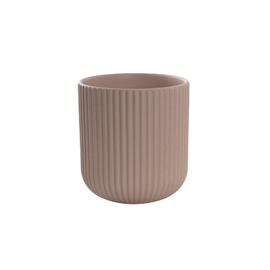 Ceramic Pots - Bondi Ceramics - Trend Ceramic Pots - Ceramic Cyprus Vase Matte Nude (14DX15cmH)