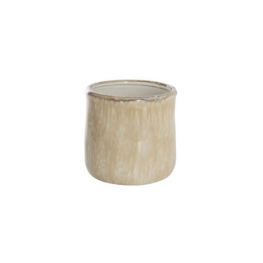 Ceramics Pots - Pots for Plant - Ceramic Remy Beige Pot (12.5Dx12cmH)