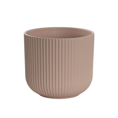 Ceramic Pots - Bondi Ceramics - Trend Ceramic Pots - Ceramic Cyprus Vase Matte Nude (22.5DX20cmH)