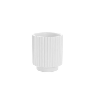 Ceramic Pots - Bondi Ceramics - Trend Ceramic Pots - Ceramic Mykonos Muse Vase Matte White (8x8x9cmH)