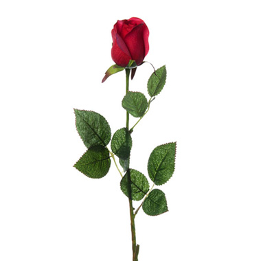 Siena Real Touch Rose Bud Red (60cmH)