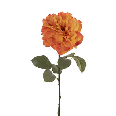 Gift AF - Artificial Roses - Rose Gruss An Aachen Stem Apriot (68cmH)