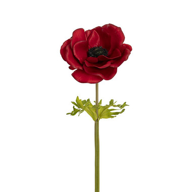 Gift AF - Other Artificial Flowers - Anemone Flower Stem Red (14cmDx57cmH)