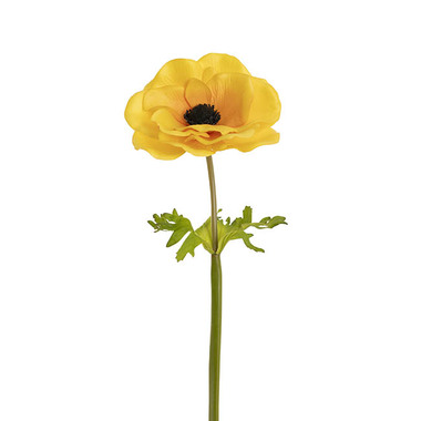 Gift AF - Other Artificial Flowers - Anemone Flower Stem Yellow (14cmDx57cmH)