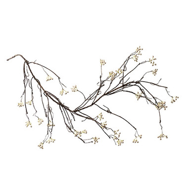 Gift AF - Greenery - Artificial Garlands - Berry Twig Vine Garland White (140cmL)