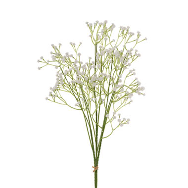 Artificial Babys Breath - Gypsophila Babys Breath Bunch x 3 White (62cmH)