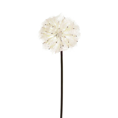 Gift AF - Other Artificial Flowers - Large Dandelion Stem Soft Beige (12cmDx69cmH)