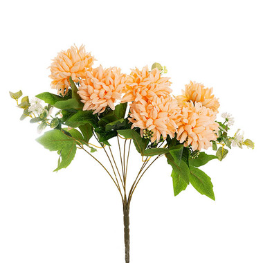 Gift AF - Other Artificial Bouquets - Chrysanthemum x 7 Heads Bouquet Soft Peach (11cmDx48cmH)