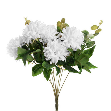 Other Artificial Bouquets - Chrysanthemum x 7 Heads Bouquet White (11cmDx48cmH)