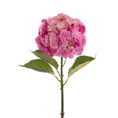 Gift AF - Artificial Hydrangeas - Eldorado Hydrangea Stem Ruby Pink (18cmDx64cmH)