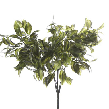  - Populus Euphratica Leaf Bunch Green (38cmH)