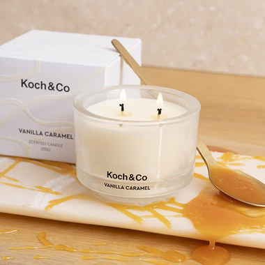 Luxury Soy Candles - Fragrance Soy Candle Mystical Vanilla Caramel (9x7cmH) 200g