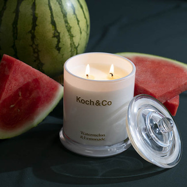Luxury Soy Candles - Fragrance Soy Candle Leisure Watermelon & Lemonade 360g