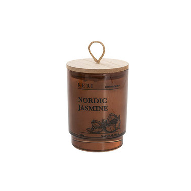 Candles - Scented Candle Jars & Containers - Scented Candle Verde Jar Nordic Jasmine (8x10.5cmH) 230g